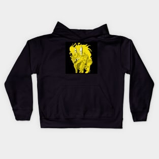 esquilax rabbit hunger of fire ecopop kaiju beast art Kids Hoodie